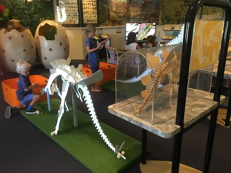 Dinosaur Museum Canberra children's activity room