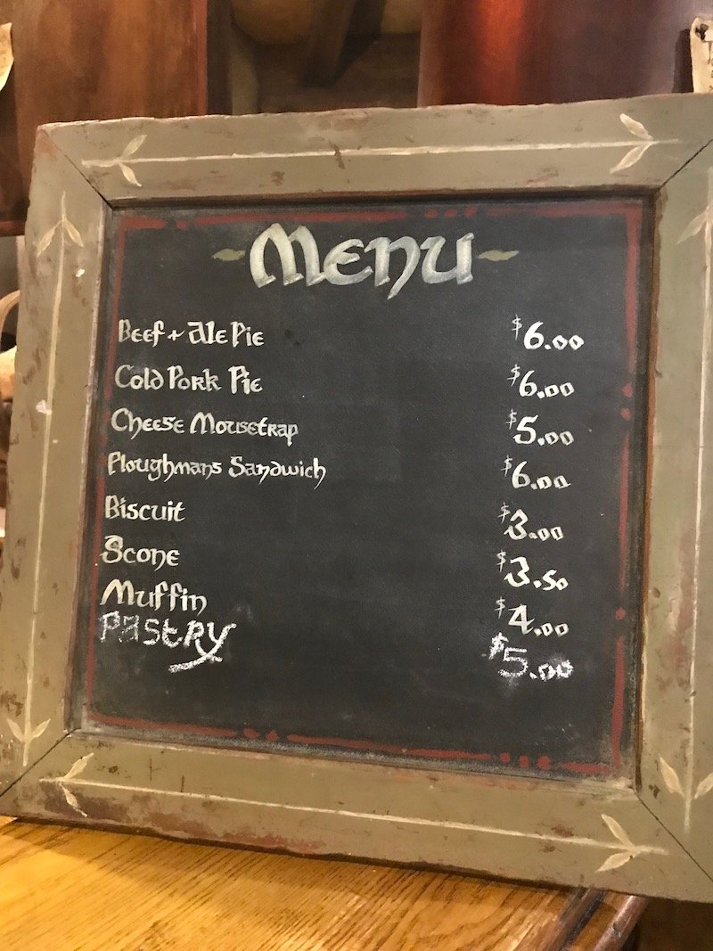 green dragon inn menu