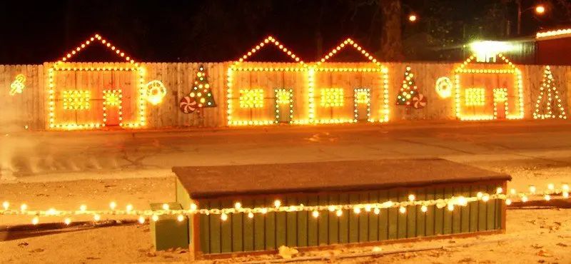 polar express north pole houses pic by andrew borgen