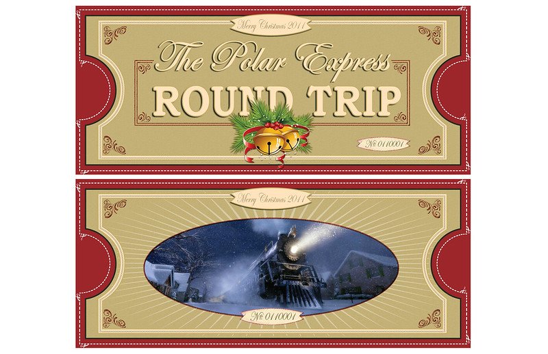 polar express ticket printable pic by kevin edwards 