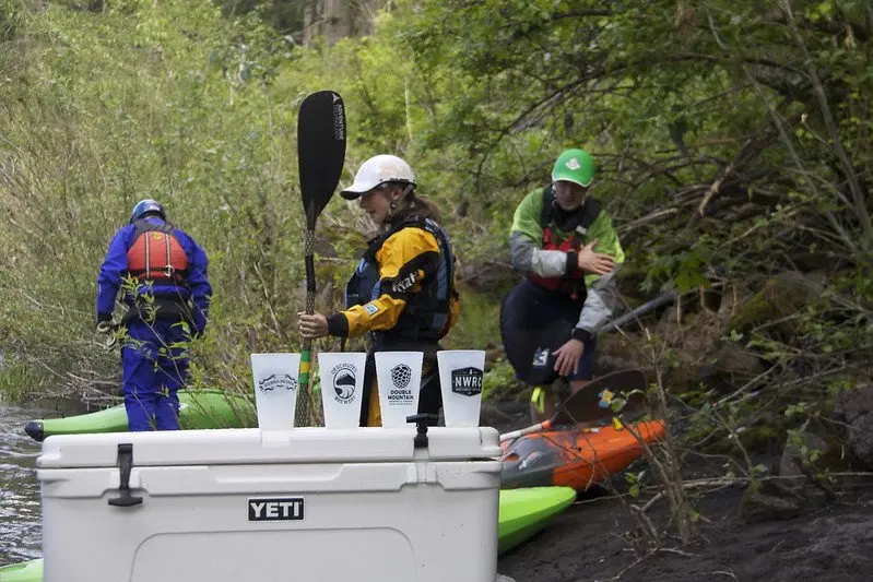 yeti cooler camping and rafting by zachary collier
