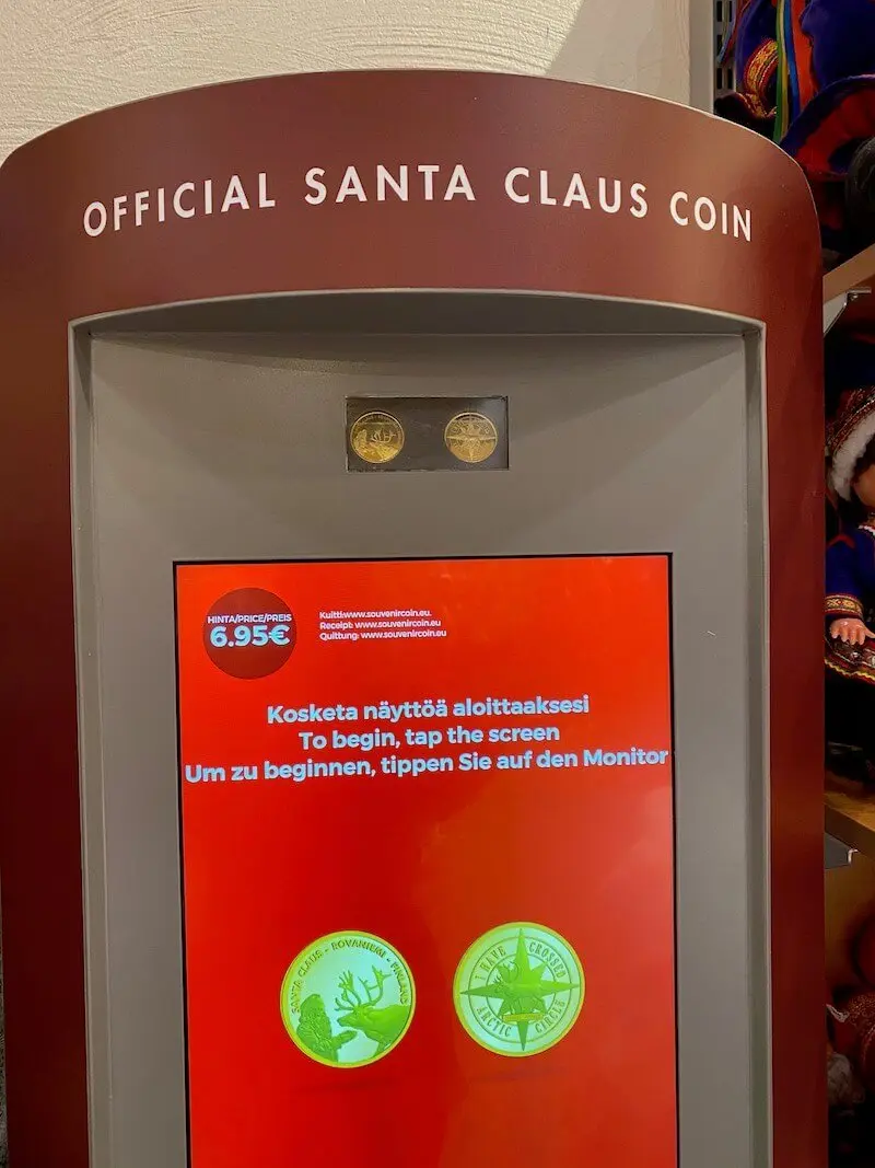 Image - Christmas house santa village official coin