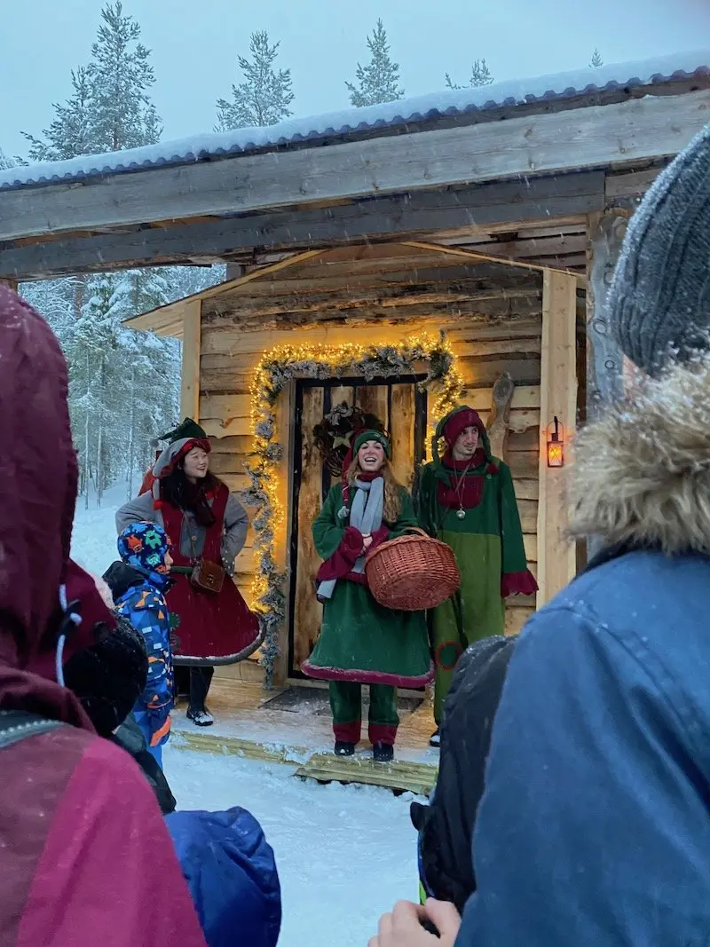 Image - Lapland elves at santa claus secret forest of joulukka