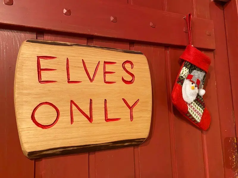 Image - Santa Claus Office elves sign