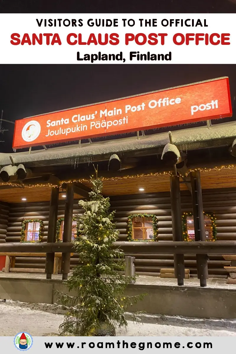PIN santa post office lapland