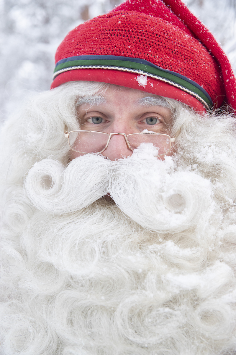 santa claus winter in rovaniemi VR