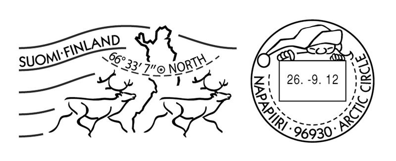 official arctic circle postmark