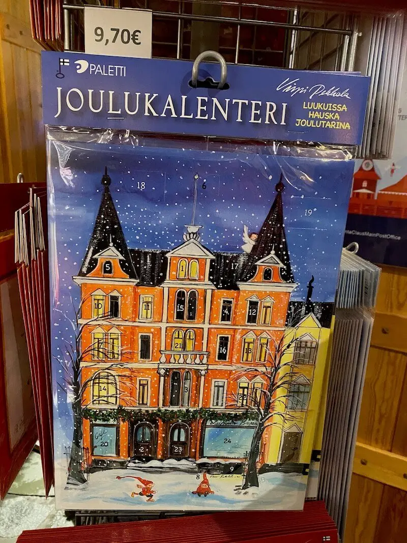 image - official santa post office advent calendar for wall