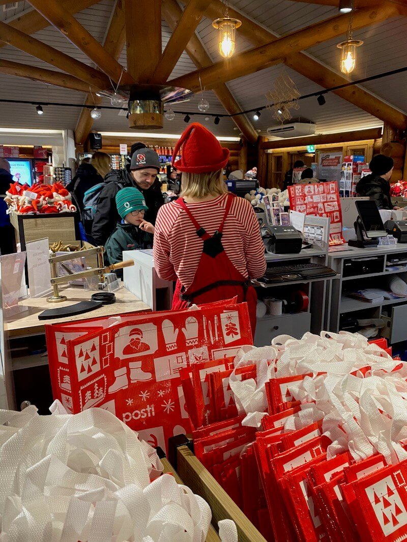 image - official santa post office rovaniemi counter