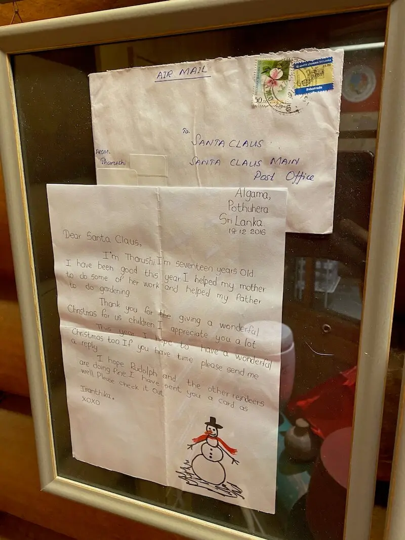 image - official santa post office rovaniemi example letter 2