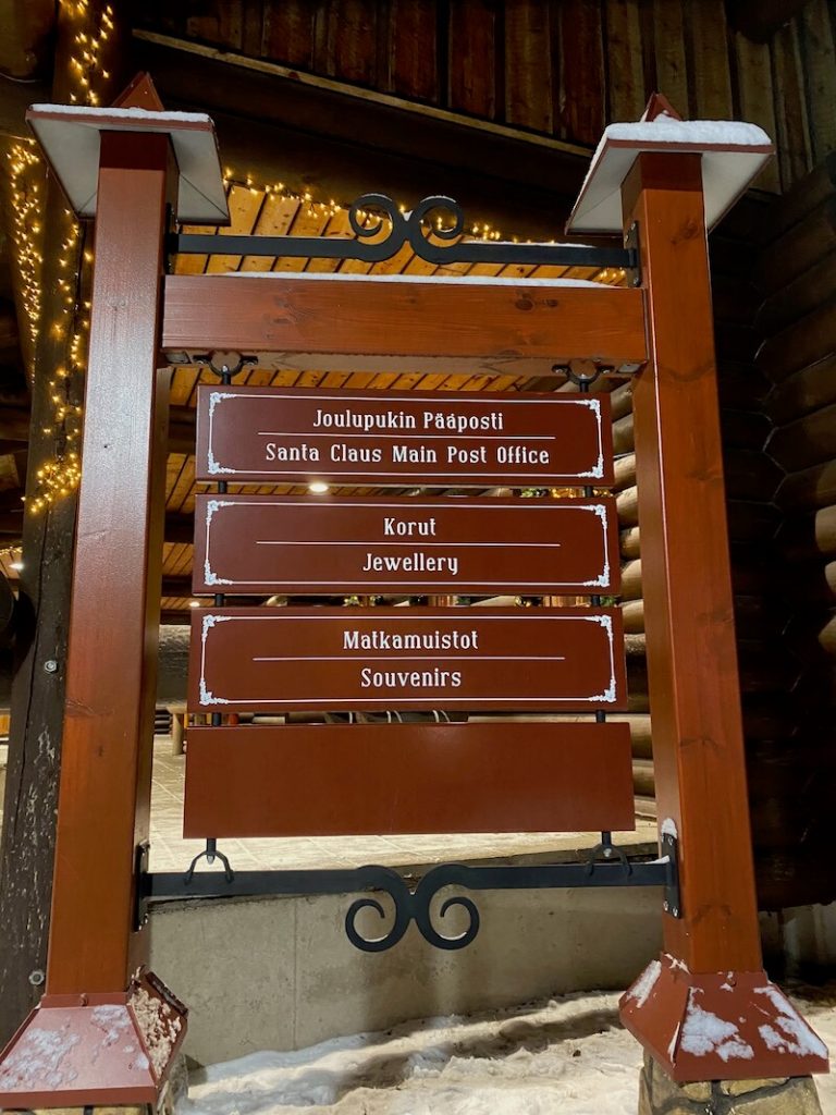 GUIDE TO SANTA CLAUS VILLAGE POST OFFICE GIFT SHOP BUYS