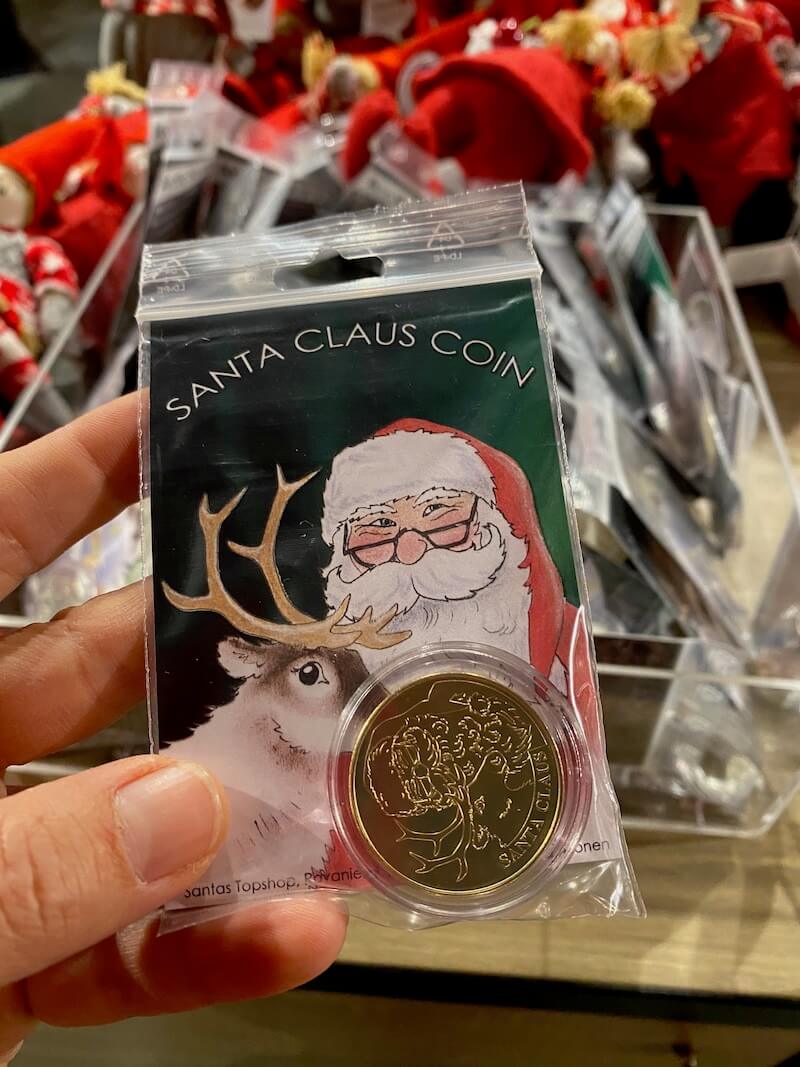 image - official santa post office souvenir coin