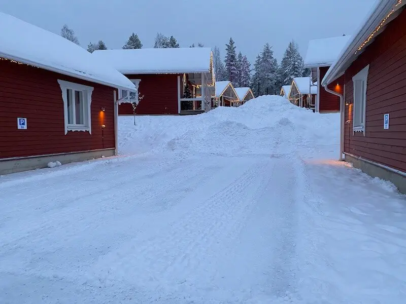 image - santa claus holiday village sledding hill