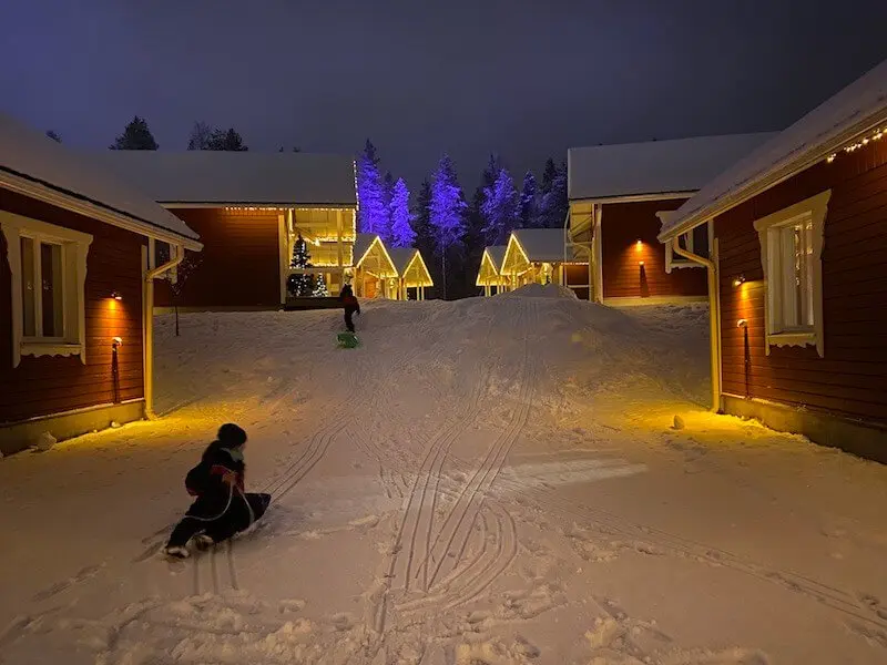 image - santa claus holiday village sledding hills