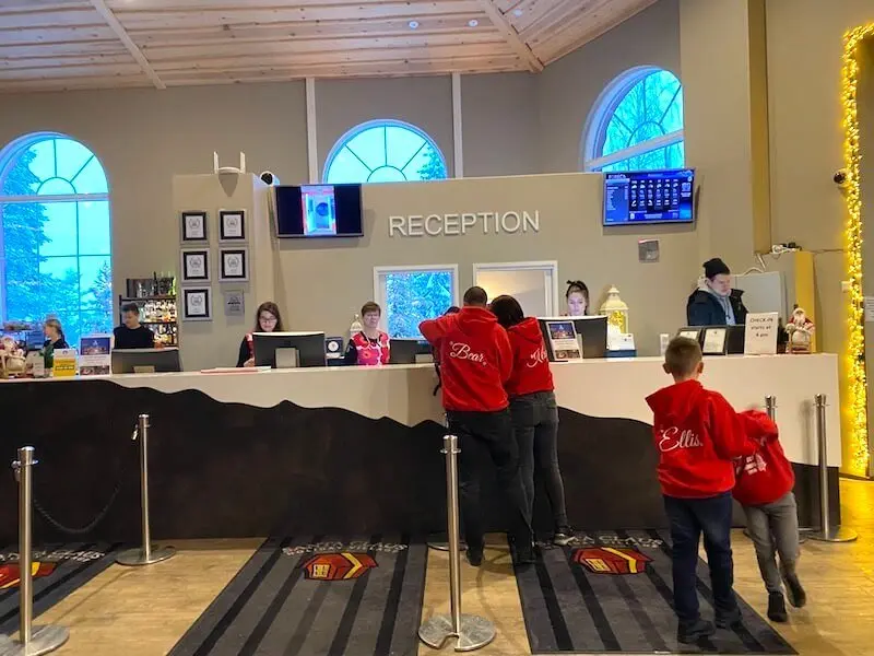 image - santa claus hotel reception