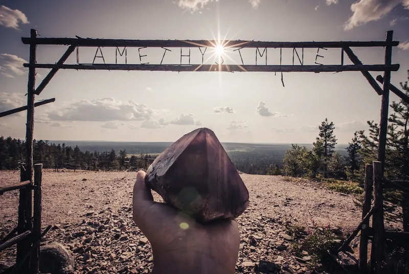 day tour to amethyst mine from Rovaniemi by visit rovaniemi