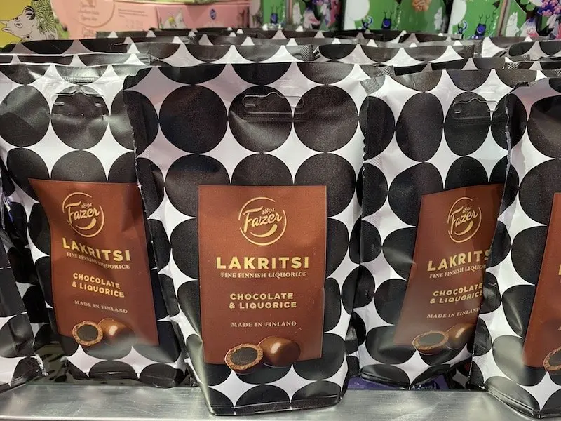 Image - lakritsi chocolate at Karl fazer shop santa village