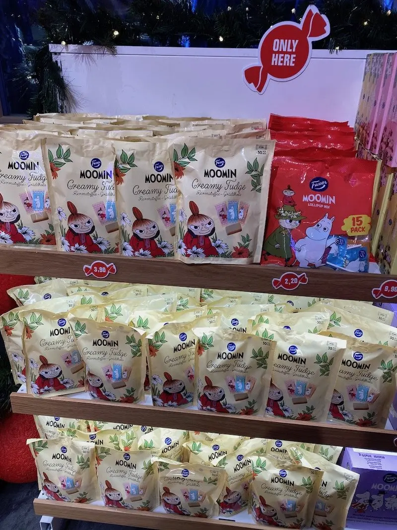 Image - moomin fudge at Karl fazer shop santa claus holiday village