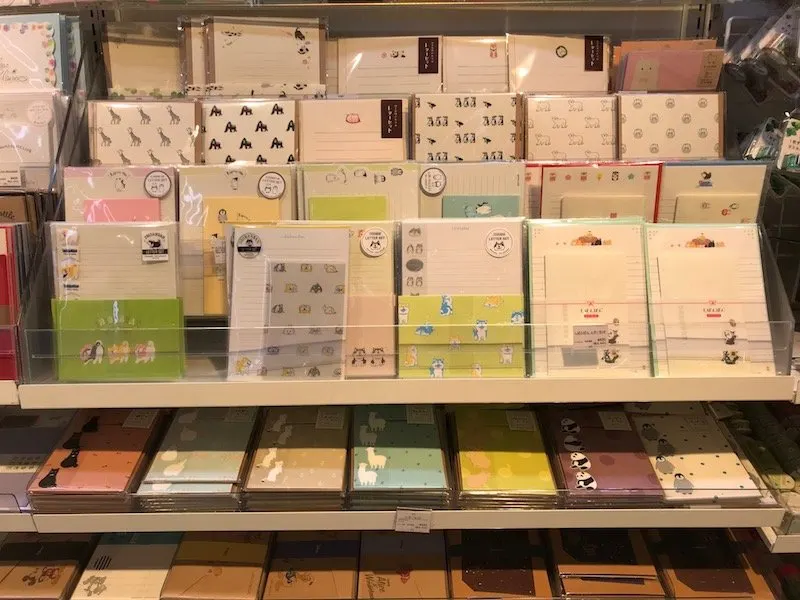 Japanese notebooks in loft japan pic