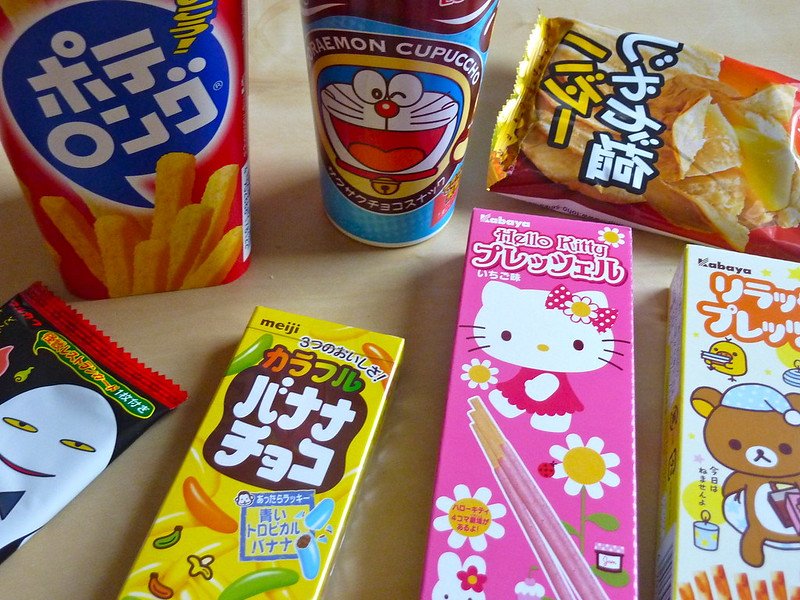 Japanese snacks by magnus d flickr