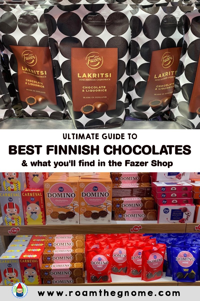 PIN BEST FINNISH CHOCOLATES FAZER SHOP