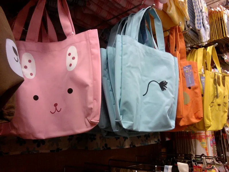 daiso tokyo tote bags by lisa paul flickr