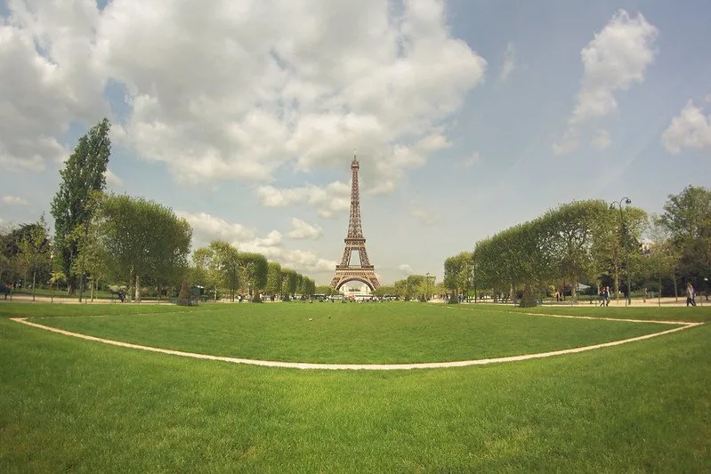 eiffel tower fisheye pic by juanedc 