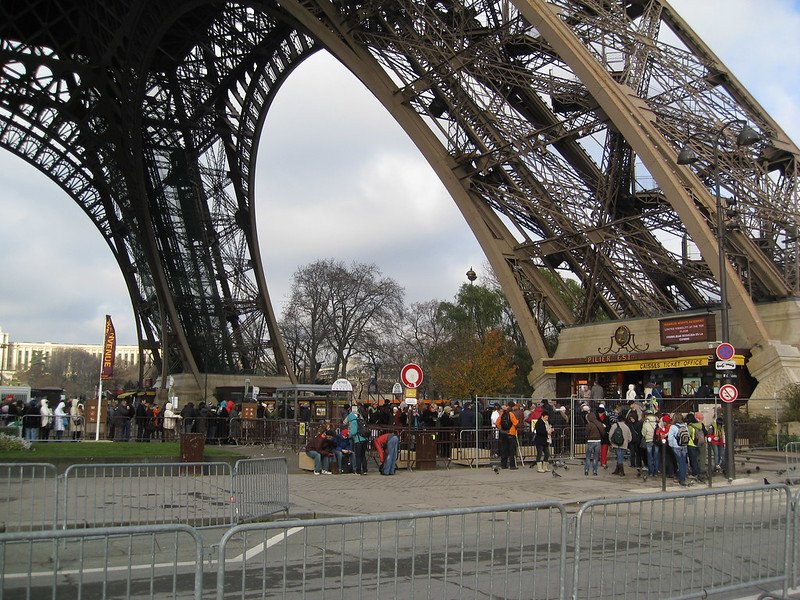 eiffel tower ticket office by chris yunker 