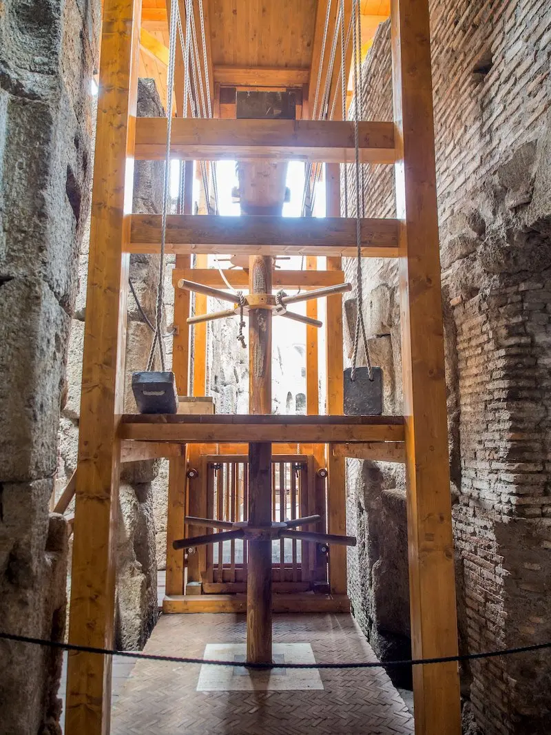 elevator for animals at the colosseum in rome by matt brisher 