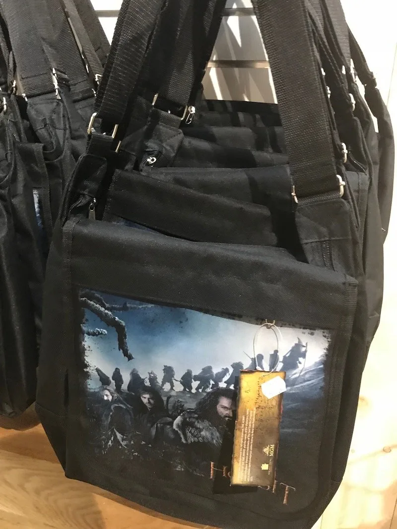 hobbiton gift shop bags and satchels pic