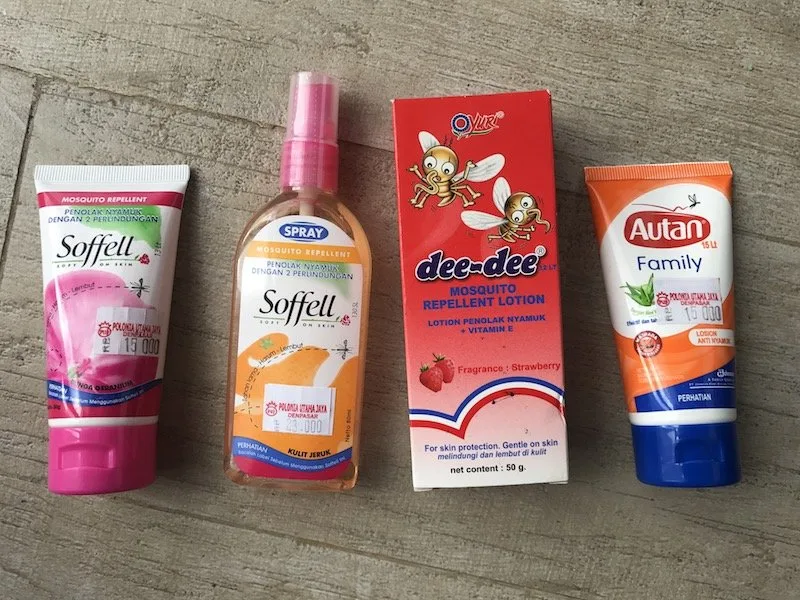 how to avoid mosquitos in bali - bali mozzie repellent brands pic