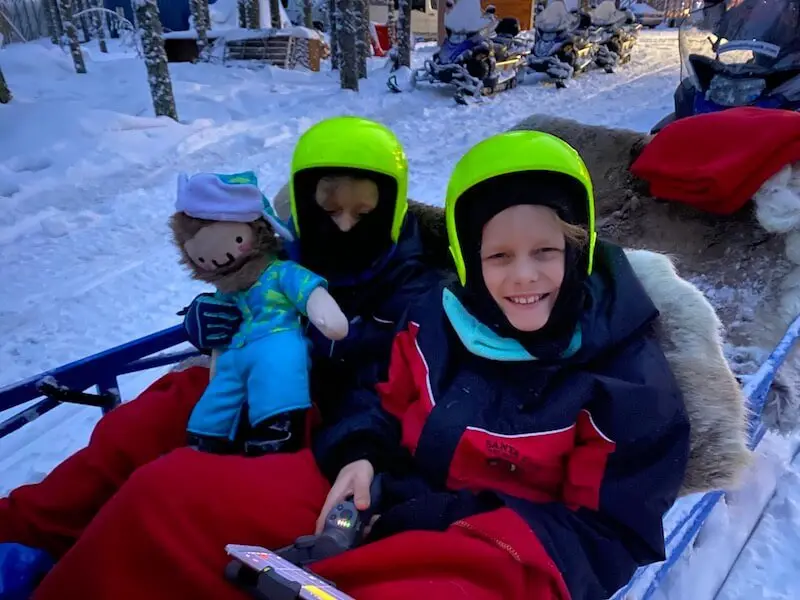 image - arctic circle snowmobile park rovaniemi snowmobile sled ride