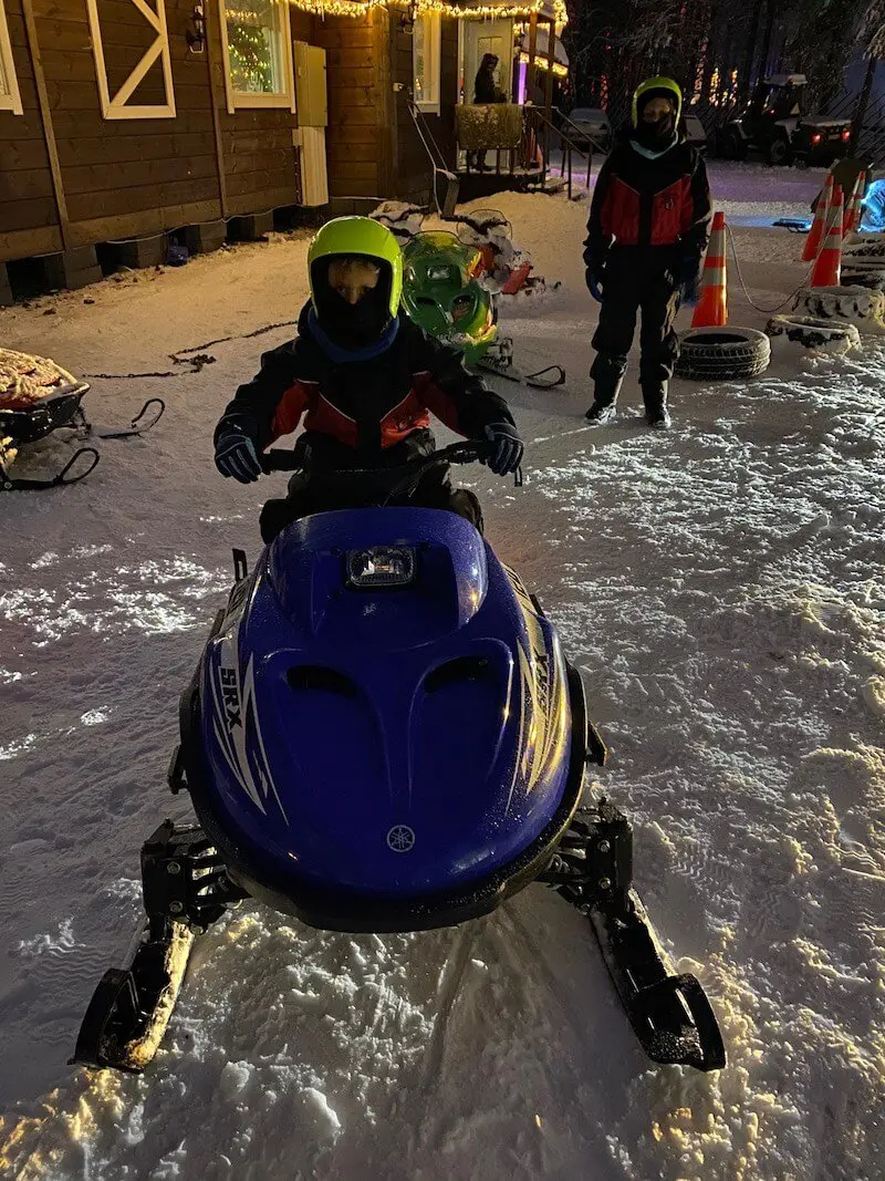 image - mini snowmobile hire