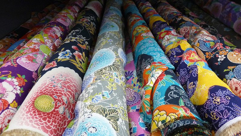 japanese silk fabric by dozodomo