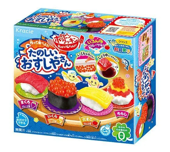 Fancy some Popin'Cookin' tonight?  Japanese candy snacks, Japanese candy  kits, Candy sushi