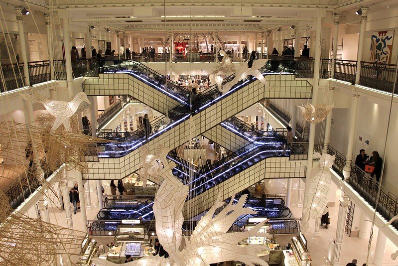 Paris Le Bon Marche - Interior of Le Bon Marche department store in the 7th  arrondissement of Paris, France, Europe Stock Photo - Alamy