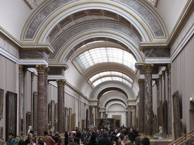 louvre museum halls by martin brochhaus 