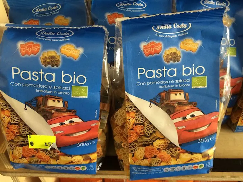 original pasta Disney Cars pic