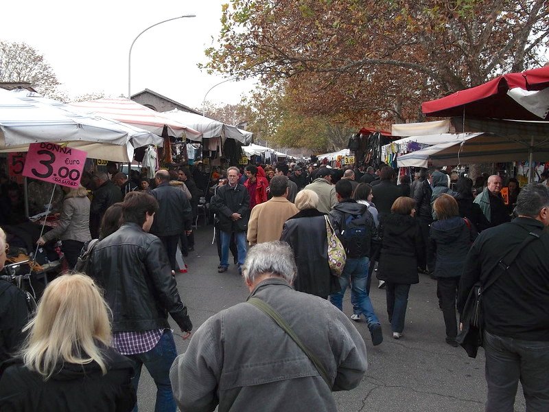 porta portese market in rome italy by lorena suarez 