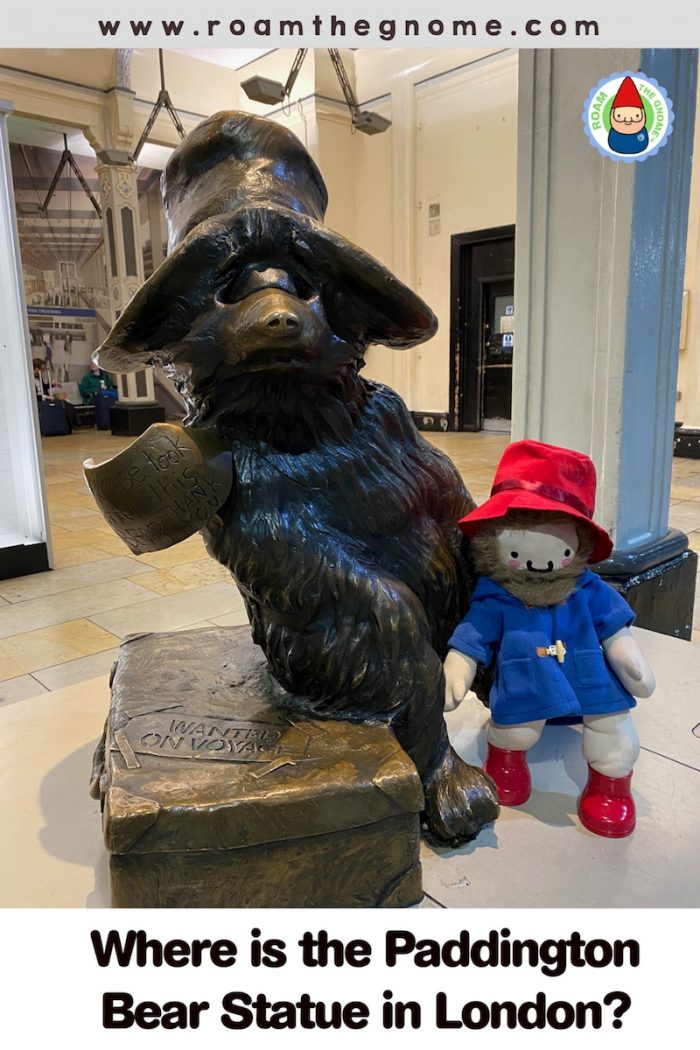 WHERE IS PADDINGTON BEAR STATUE IN PADDINGTON STATION?