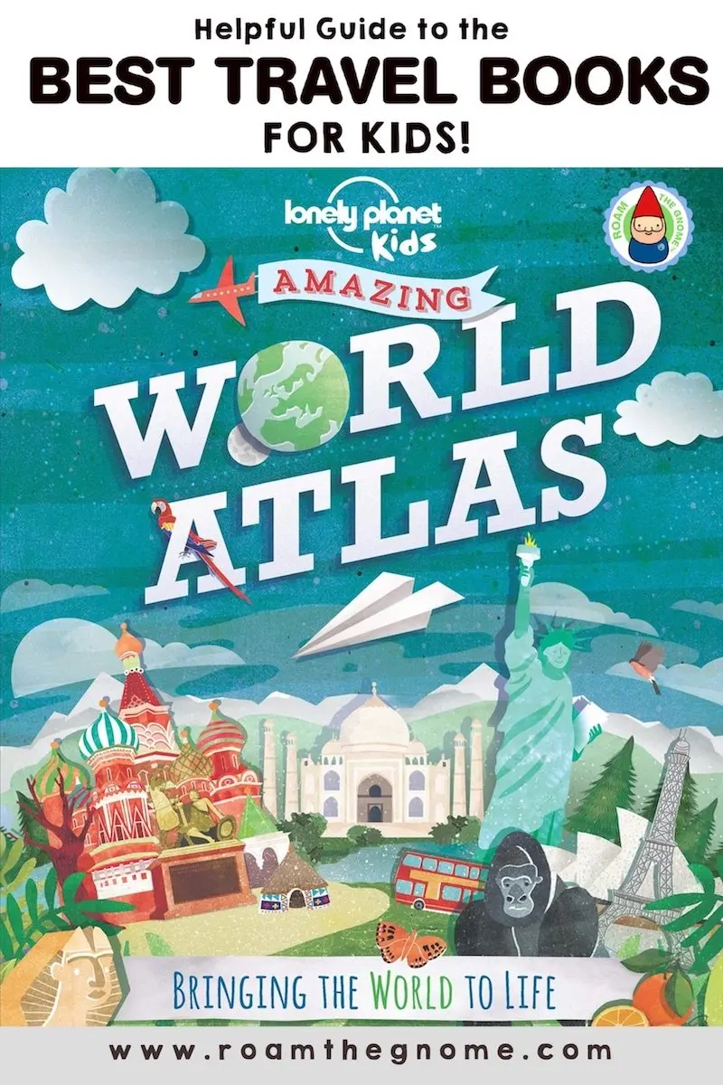 PIN 1 travel books for kids atlas 800