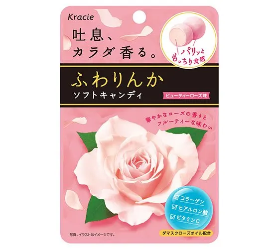 fuwarinka soft candy rose flavor pic