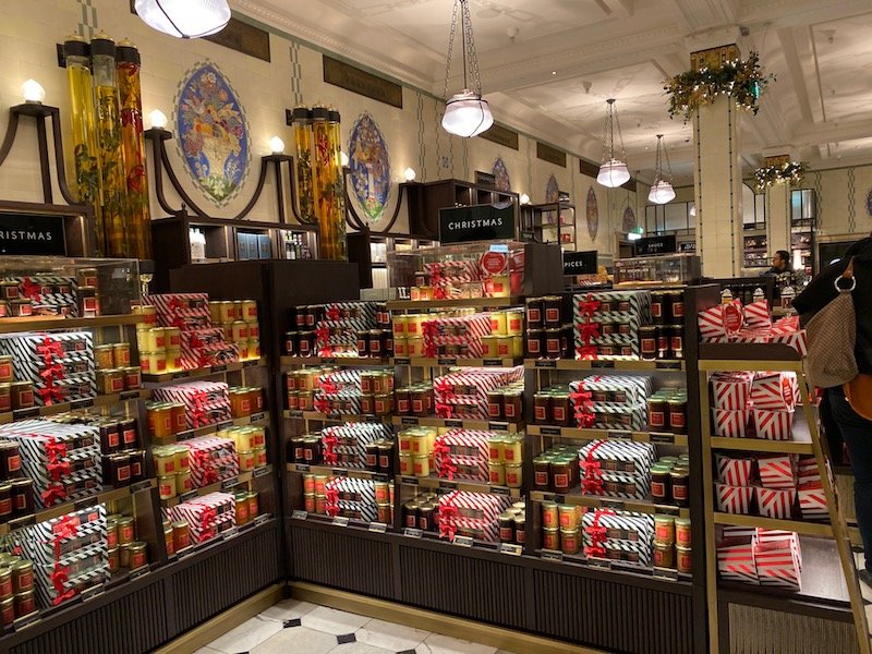 harrods food hall christmas