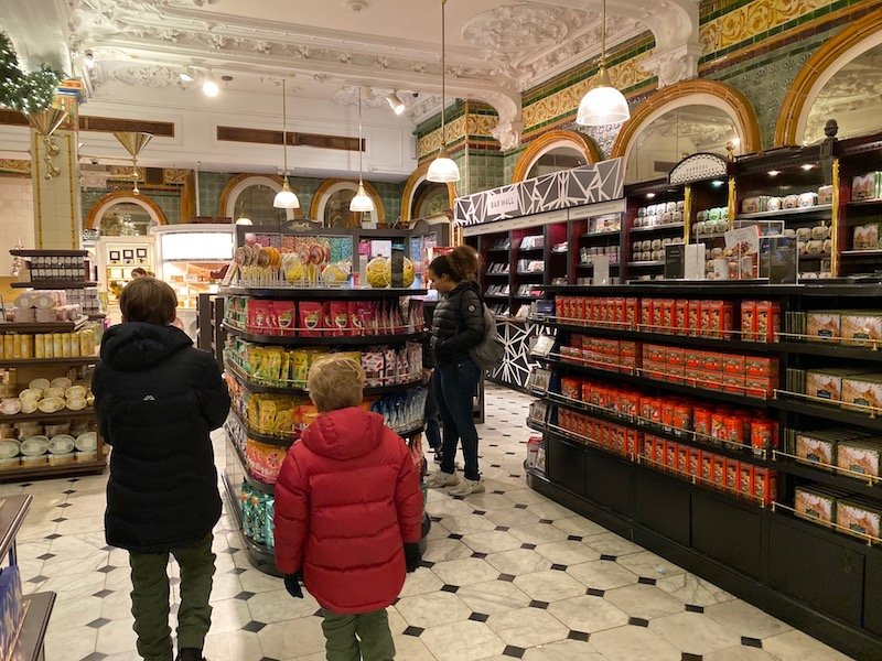 harrods food hall decor