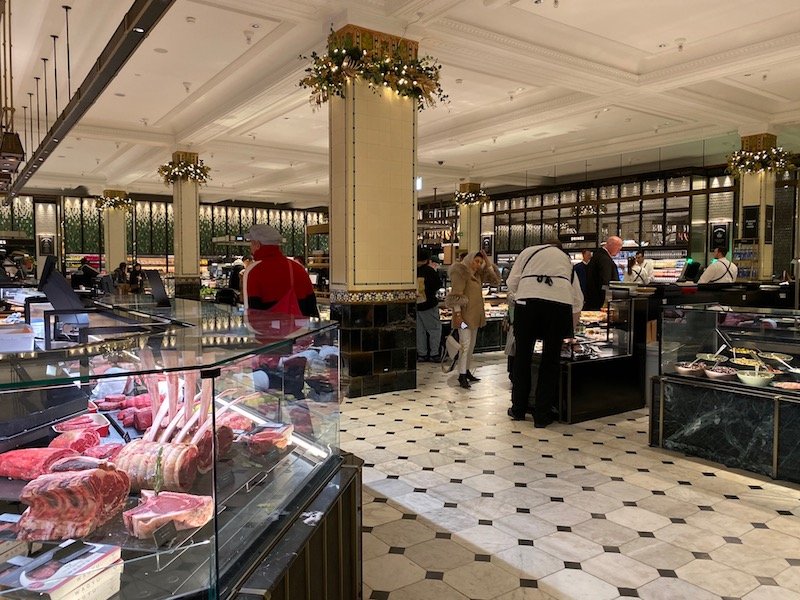 harrods food hall entrance