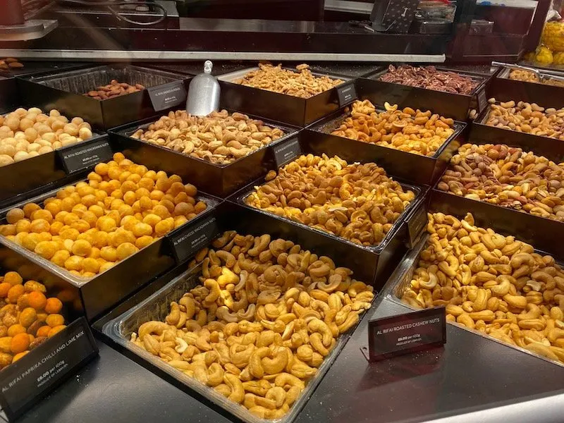 harrods food hall nuts