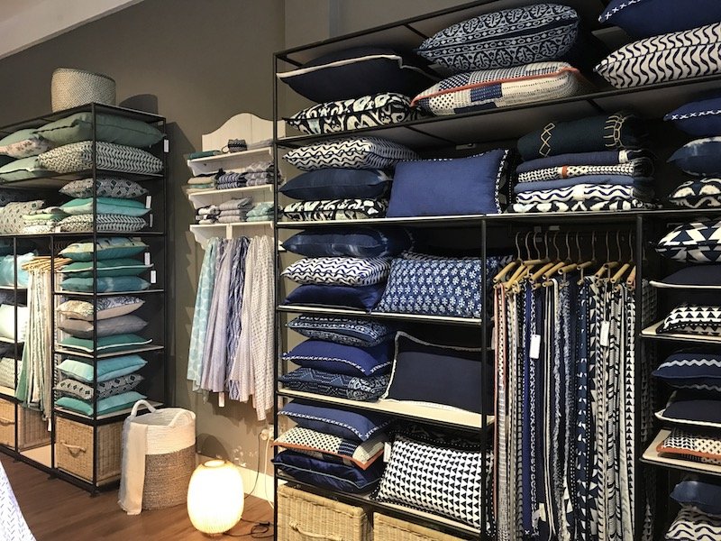 mercredi bali blue cushions pic