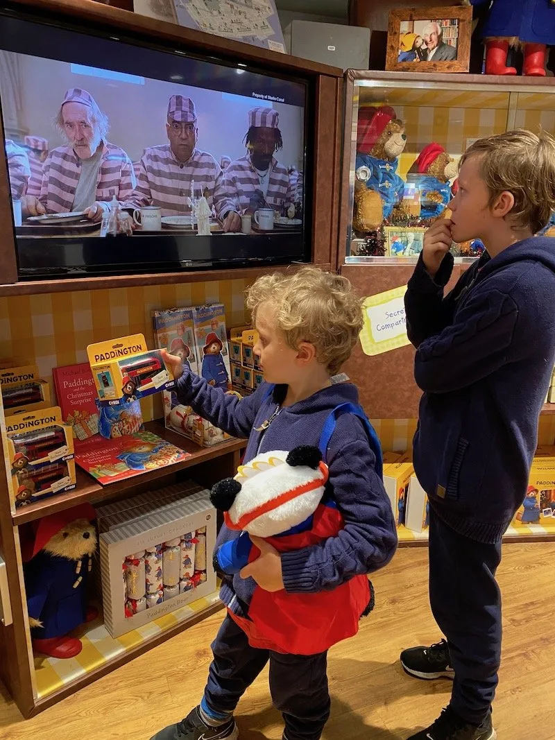 paddington bear shop in london interior