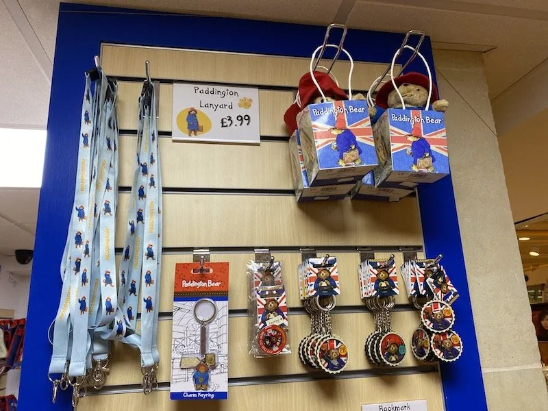 paddington bear shop in london keyrings and lanyards