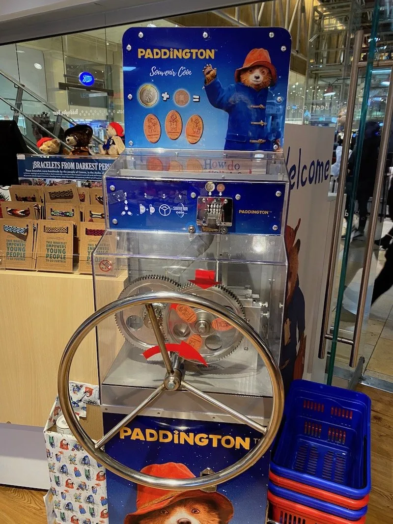 paddington bear shop in london pressed pennies